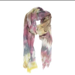 Pink Tie Dye Scarf